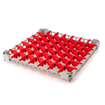 Kapp Red Dishwasher Glass Rack Extender, 49 Compartment