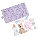 Karen Davies Sugarcraft Baby Shapes Silicone Mold