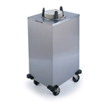 Lakeside LA5111 Mobile Unheated Enclosed-Cabinet Dish Dispenser - Round, Plate Size: 10-1/4" to 11"