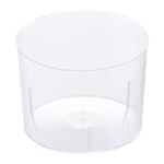 Martellato PMOTO005 Cylindrical Dessert Cups Clear Plastic 3" Dia x 2.2" High, Capacity 210ml (7.1 Oz) - Pack of 50