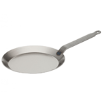 Winco SSFP-14NS Stainless Steel 14-1/4 Non-Stick Induction Ready Fry Pan  with Helper Handle