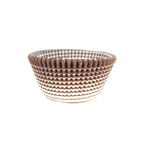 Novacart Round Paper Cup, Brown Patterned Outside, 2