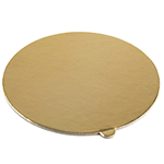 O'Creme Gold Round Mini Board with Tab, 3.25