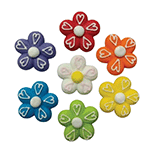 O'Creme Royal Icing Blossom Flowers, Set of 14