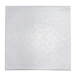 O'Creme Square White Cake Drum Board, 16" x 1/2" Thick, Pack of 5