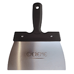 O'Creme Stainless Steel Chocolate Scraper, 7.75" x 4.0"