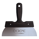 O'Creme Stainless Steel Chocolate Scraper, 7.9" x 2.0" Blade