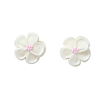 O'Creme White Pansies Royal Icing Decorations, Set of 12