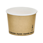 Packnwood Biodegradable Soup Cups, 16 oz., 4.5