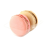 Packnwood Insert for 2 Macarons with Clip Closure, 2.5
