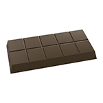 Polycarbonate Dubai Chocolate Bar Mold, 3 Cavities