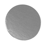 Round Silver Mono Board Size: 5" - Pack Of 25