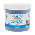 Roxy & Rich Brilliant Blue Fat Dispersible Powder Food Color, 50 gr.