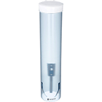 San Jamar C3165FBL Pull Type Cup Dispenser, Fits 4 to 10 oz Cone and Flat Bottom Cups, 16