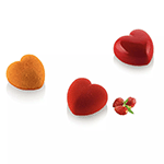 Silikomart CUORE XS 13 Silicone Heart Mold, 18 Cavities