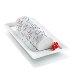 Silikomart FROZEN BUCHE Snowflakes Log Mat, 9.8" x 7.3"