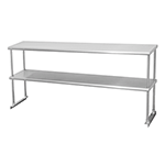 Stainless Steel Adjustable Double Over-Shelf 18