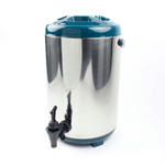 Vollum Stainless Steel Insulated Beverage Dispenser - Brown, 12L
