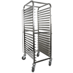 Vollum Front-Load Knock Down Bakery Rack All Stainless, for 20 Full Size Sheet Pans, Used Very Good Condition