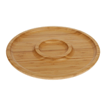 Wilmax WL-771048/A Bamboo 2 Section Platter 12