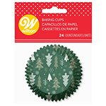 Wilton Christmas Trees Standard Baking Cups, Pack of 24