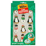 Wilton Penguin and Snowman Royal Icing Decorations, Pack of 12