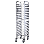 Winco 36 Tier End Load Food Pan Rack with Brakes