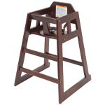 Winco Assembled Mahogany High Chair