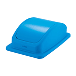 Winco Blue Polypropylene Lid for PTC-23L Trash Can