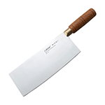 Winco Chinese Cleaver with Wooden Handle, 8" x 3-1/2" Blade