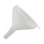 Winco Plastic Funnel, 8 oz.