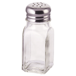 Winco Square Salt Shaker with Mushroom Top, 2 oz.