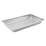 Winco Stainless Steel Anti Jam Steam Table Pan, Full Size x 2.5 Deep