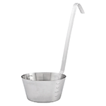 Winco Stainless Steel Hooked Handle Dipper, 1 Quart