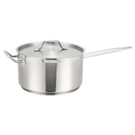 Winco Stainless Steel Sauce Pan with Cover, 7-1/2 Quart