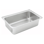 Winco Water Spillage Pan, Full Size 6" Deep