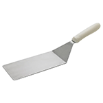 Winco White Offset Spatula, 8" x 4" Blade