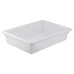 Winco White Polypropylene Full Size Food Storage Box, 6